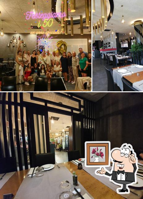 Gli interni di Kobe sushi varese