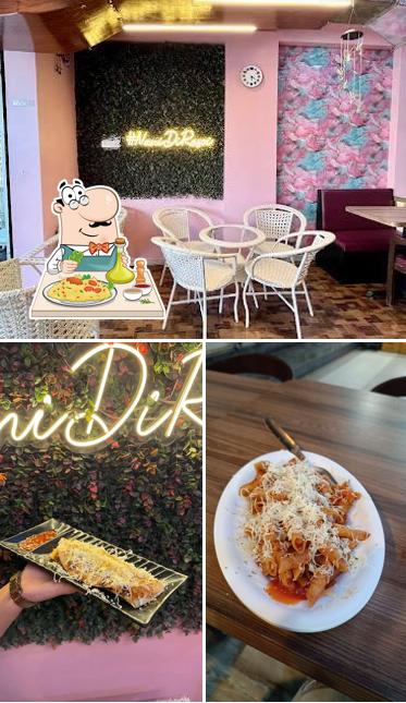 This is the photo showing food and interior at Nani Di Rasoi