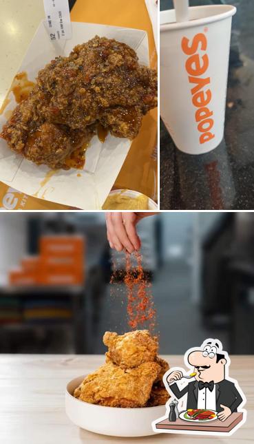 Food at Popeyes - Famous Louisiana Chicken