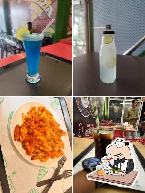 Food at Brown Pizza Cafe