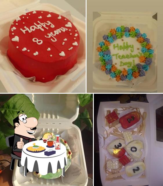 Cheese plate at CAKE SHAKE BAKERS