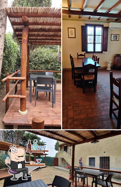 Gli interni di Enoteca Maestrini