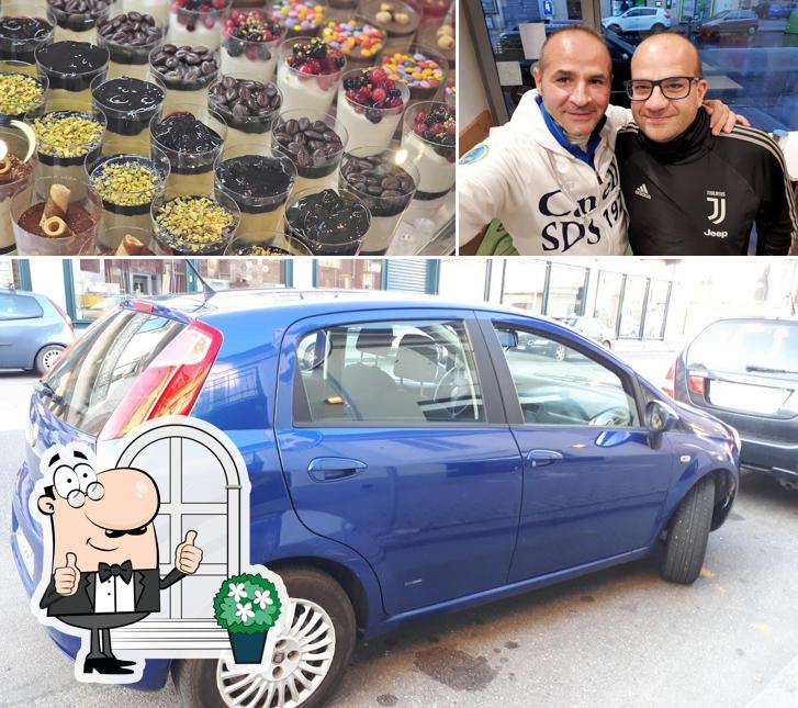 Guarda la foto che presenta la esterno e cibo di Gelateria Naturalia