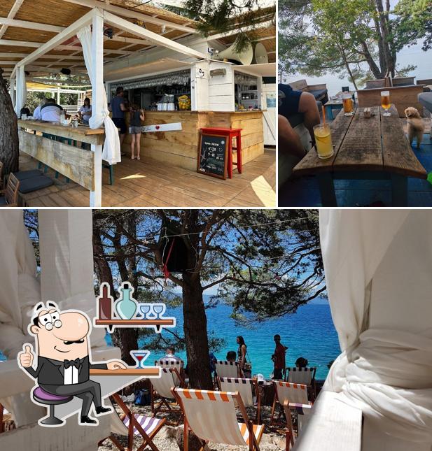 Gli interni di Paradajz club Malinska