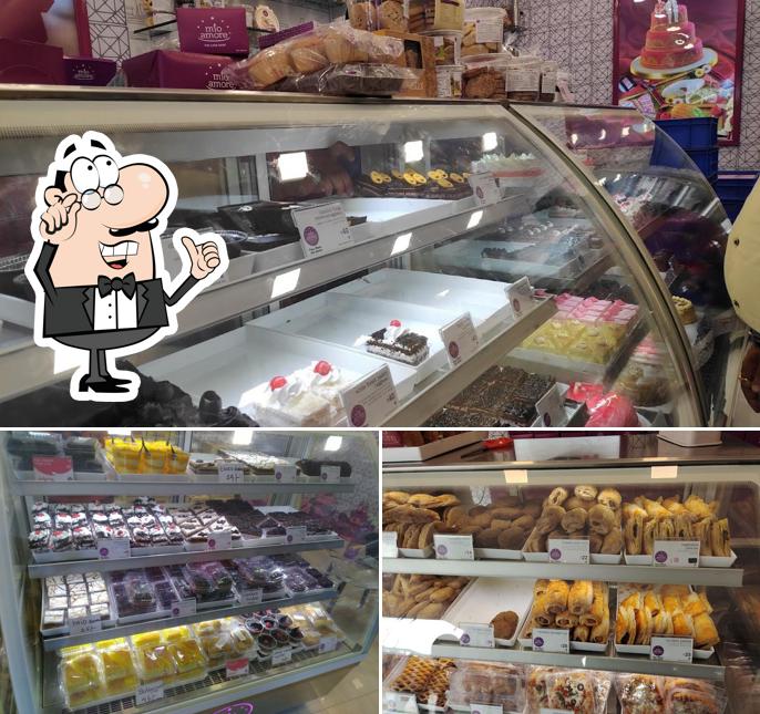 The interior of Mio Amore