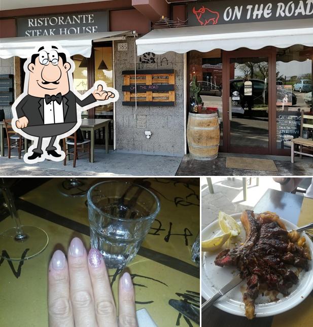 Gli interni di On the road - steak house- ristorante