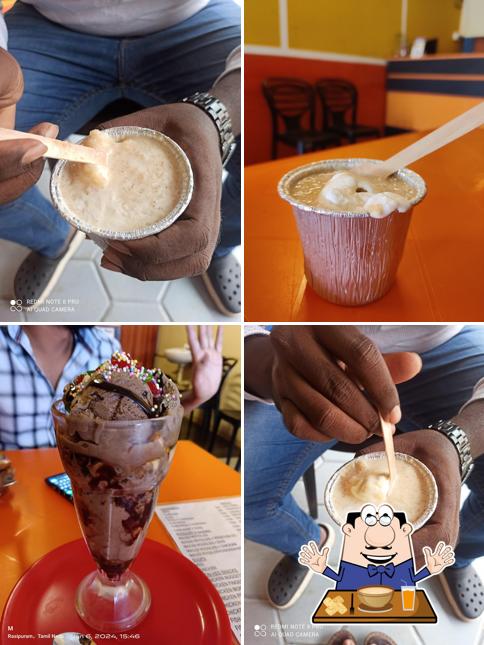 Clam chowder at 10 to 10 cafe (Spl Madurai jigarthanda)