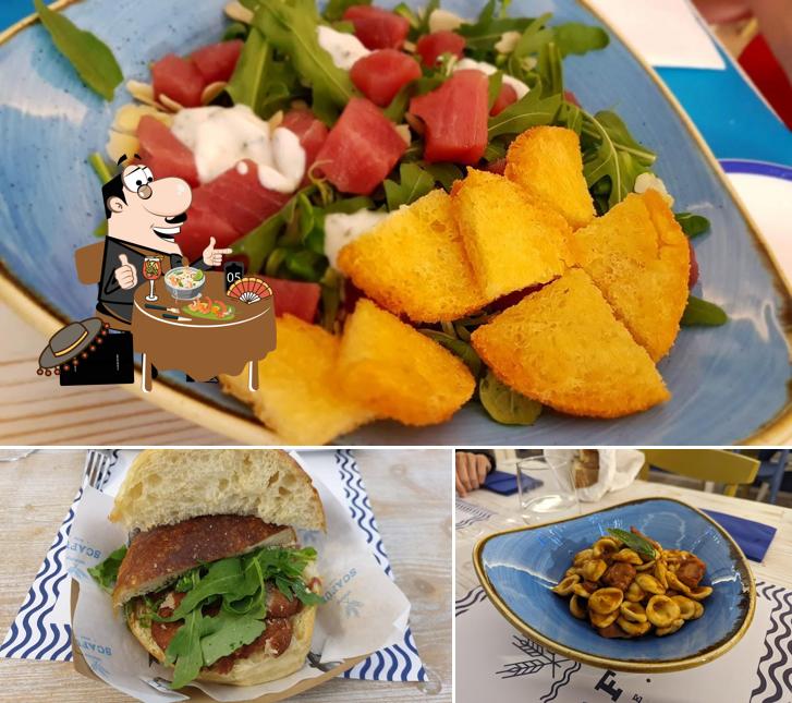 Panino con maiale stirato al Scafùd Mare