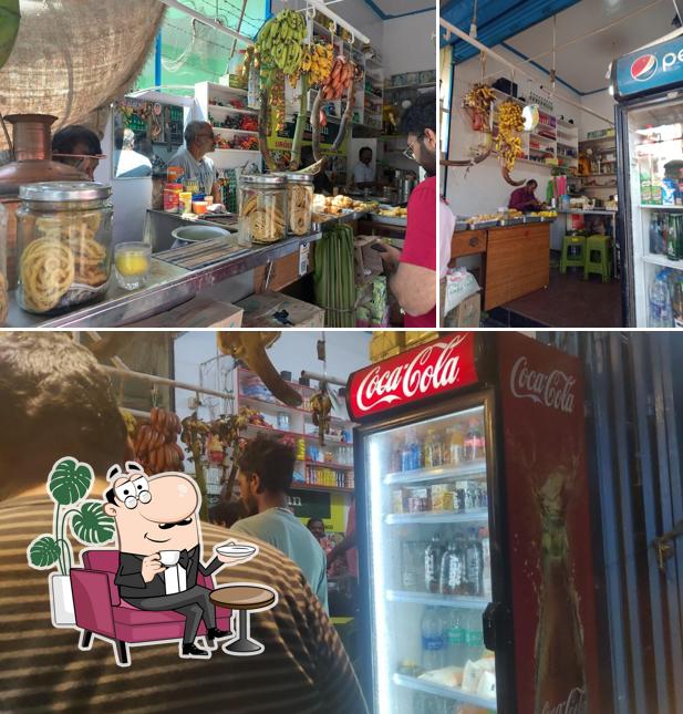 The interior of கண்ணன் காபி பார் Kannan Coffee Bar