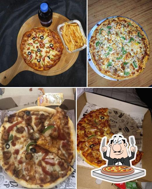 At Heavenly pizza, you can enjoy pizza