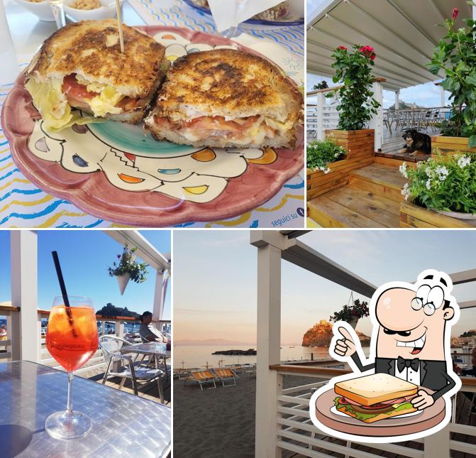 Toast al formaggio al Bagno Francesca Lido & Snack Bar