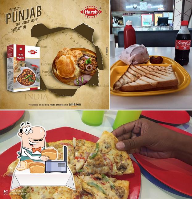 Garlic bread at Harsha Foods