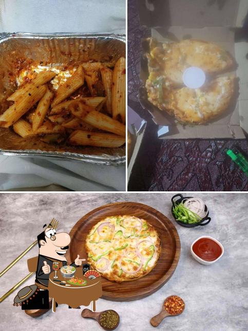 Food at Pizza Musketeer