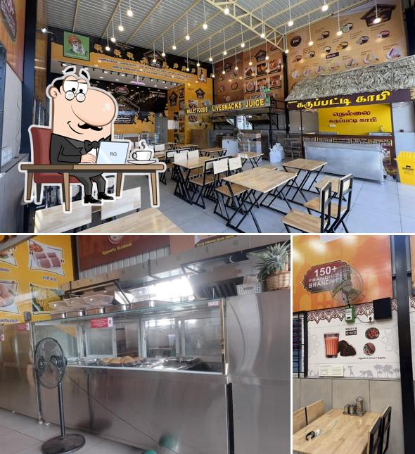 The interior of Nellai Karupatti Coffee - Palladam Road, (Manna Cafe)
