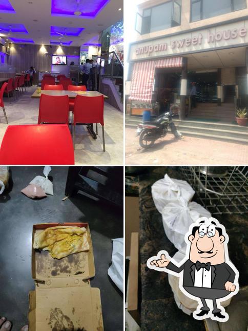 The interior of Anupam Sweet House