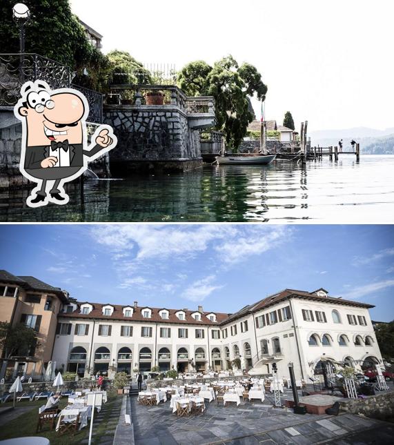 Puoi goderti l'aria fresca da seduto all'esterno di Hotel San Rocco
