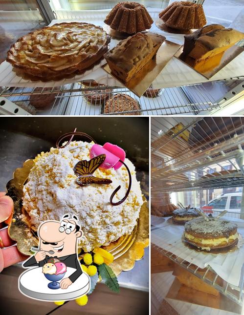 Il Fornaio Pasticciere serve un'ampia gamma di dolci