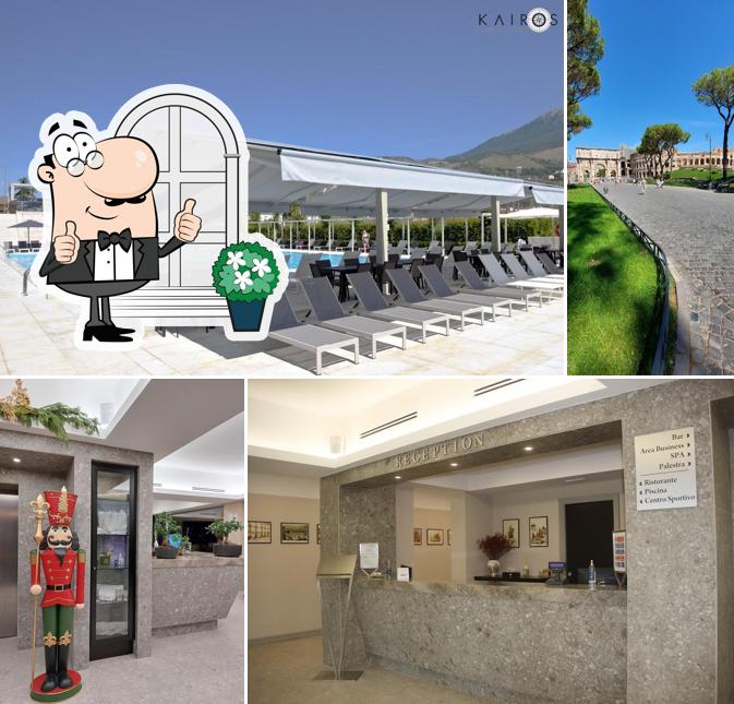 Puoi goderti l'aria fresca da seduto all'esterno di Kairos Resort