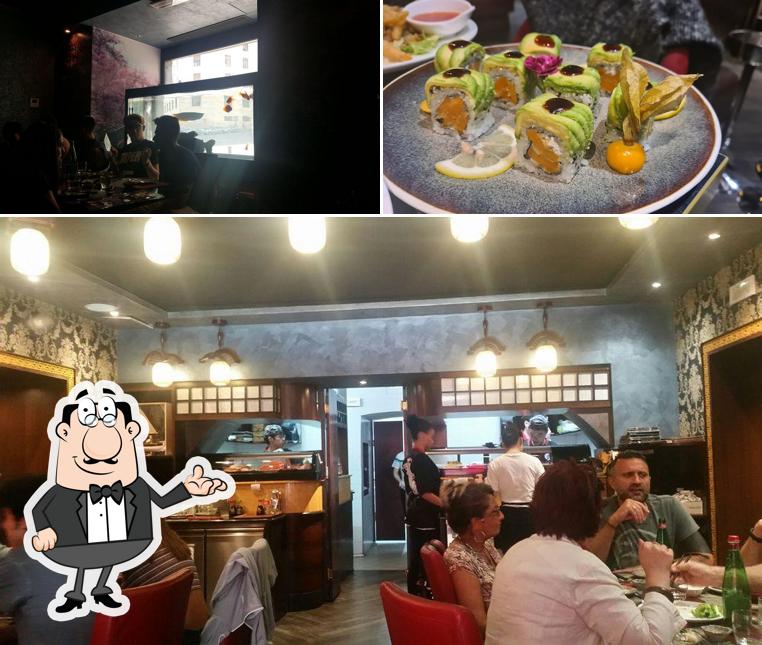 Gli interni di Koi Sushi Restaurant