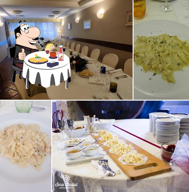 Piatto di formaggi al Osteria Campana d’Oro