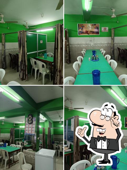 The interior of Angami Rice Hotel