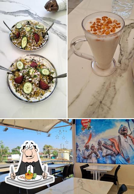 This is the image displaying food and interior at Mangal Murti Misal