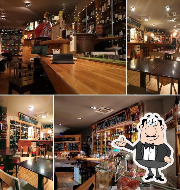 Gli interni di Enobene Enoteca Ristorante