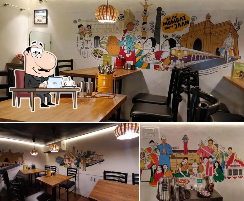 Among different things one can find interior and beverage at Misal Point - Best Misal in Mumbai Parel