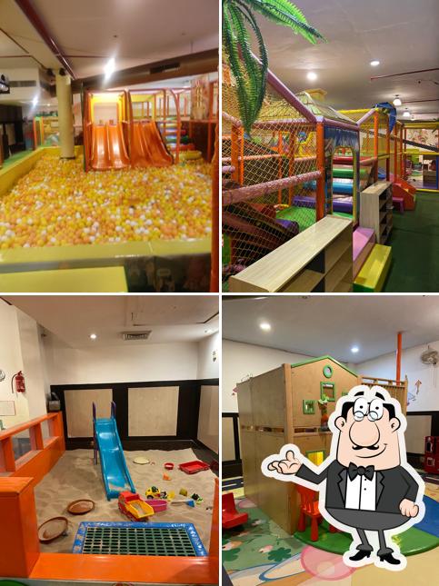 The interior of Pitter Patter