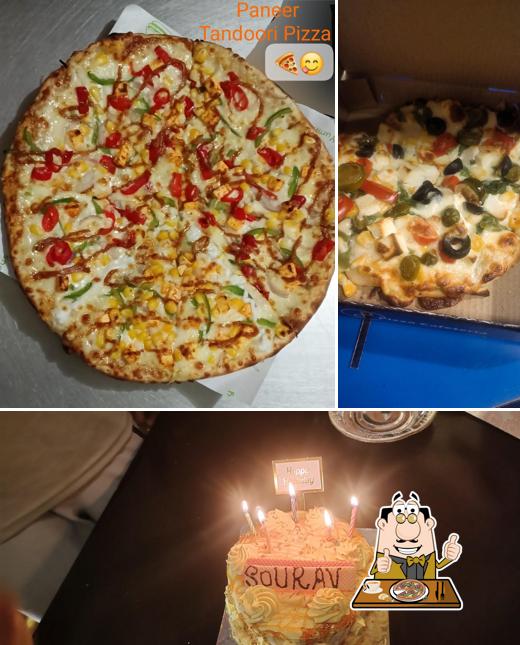 Pick different types of pizza