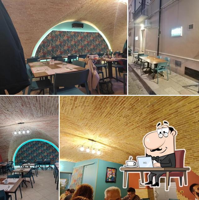 Gli interni di Quattro Braccia - Pizza Contemporanea