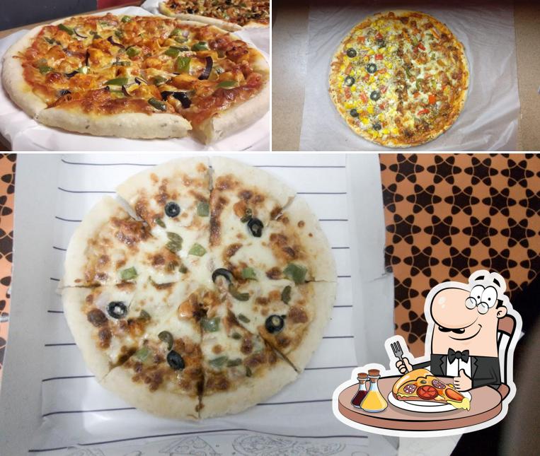 At Pizza Hub, you can try pizza