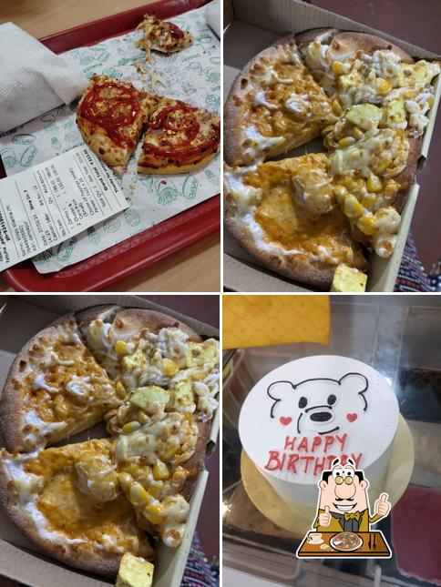 Pick various kinds of pizza
