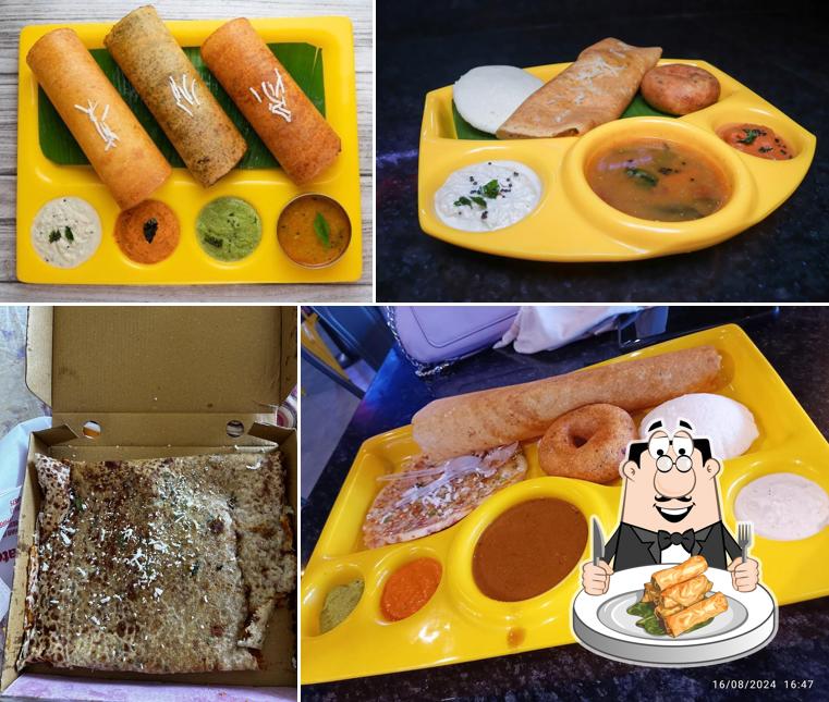 Spring rolls at DS Dosa Factory, Noida Extension