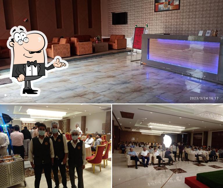 The interior of HOTEL EMMKAY RESIDENCY