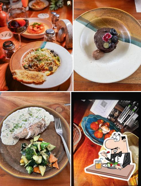 Food at The Boho House Cocktail Bar