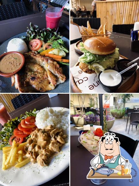 Salmão grelhado em Casune Goiânia Restaurante & Bistro