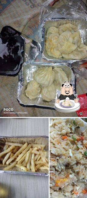 Dumplings at Grill kitchen