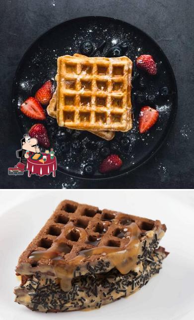 Waffles at The Belgian Waffle Hut