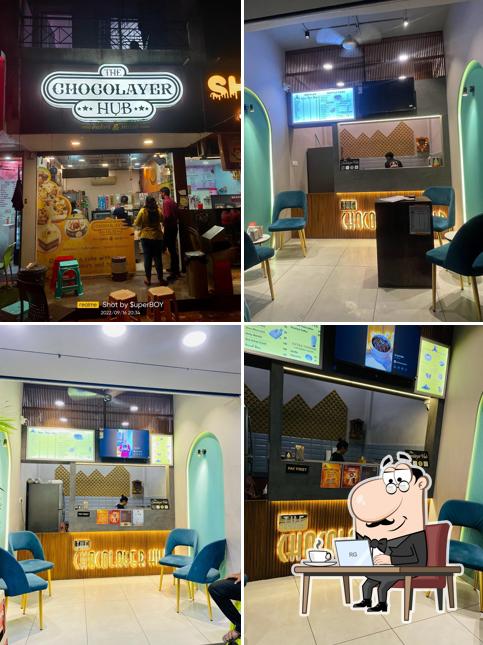 The interior of The Chocolayer Hub