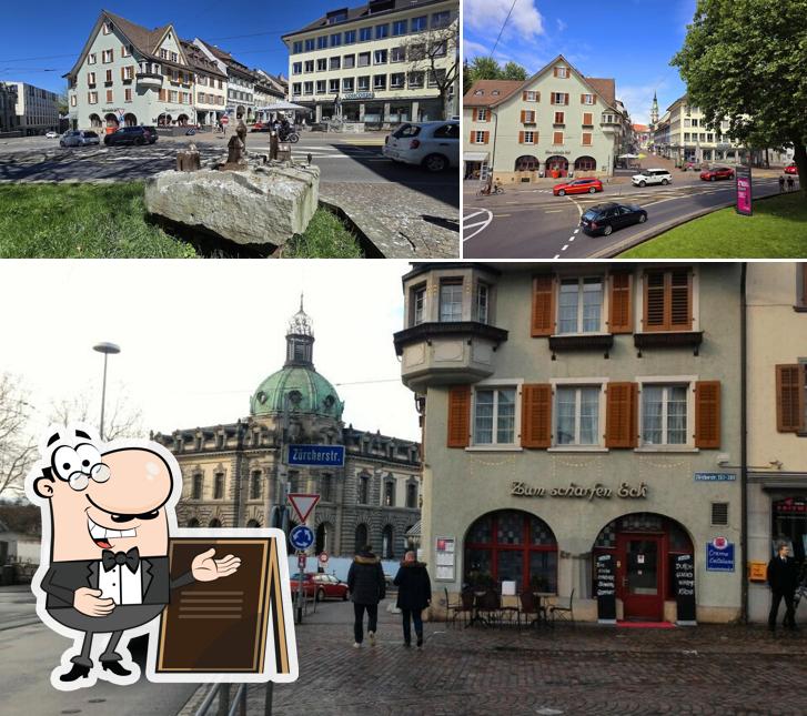 Gli esterni di Scharfes Eck Restaurant & Take-Away