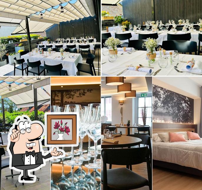 Gli interni di Auberge de la Tour