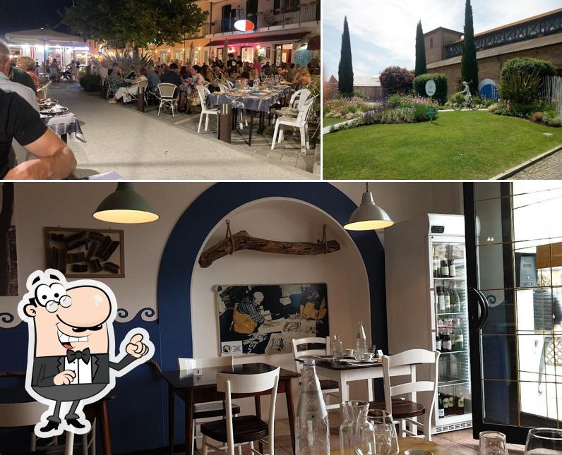 La interni e esterno del ristorante