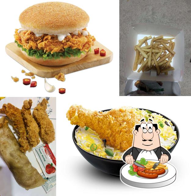Pulled pork sandwich at KFC
