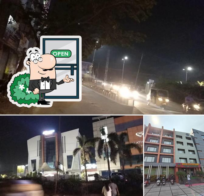 Enjoy the view outside Prathima Restaurant & Bar