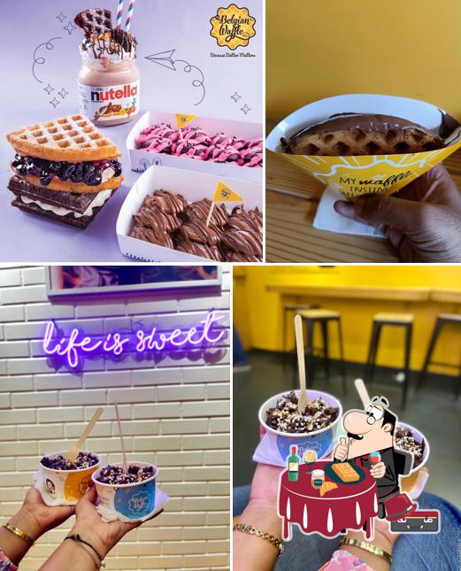 Waffles at The Belgian Waffle Co