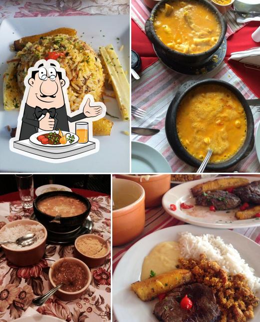 Platos en Consulado da Bahia