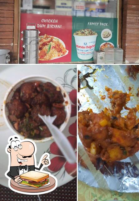 Grilled cheese sandwich at Madhurima Restaurant