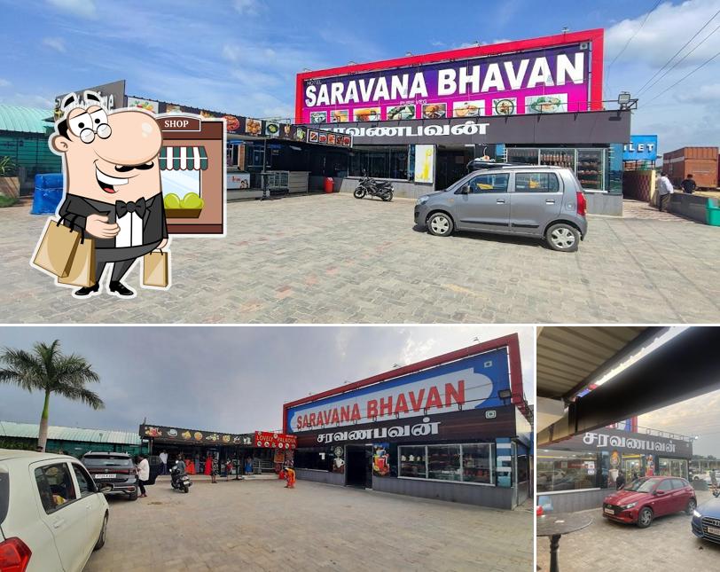 Enjoy the view outside Saravana Bhavan Krishnagiri