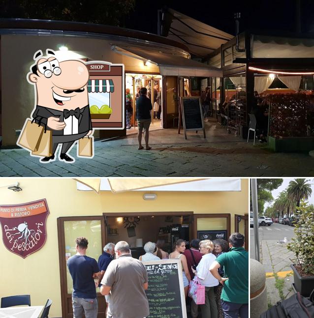 Questa è la immagine che mostra la esterno e interni di Dai Pescatori